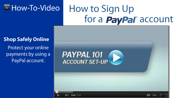 How to sign up for a PayPal Account